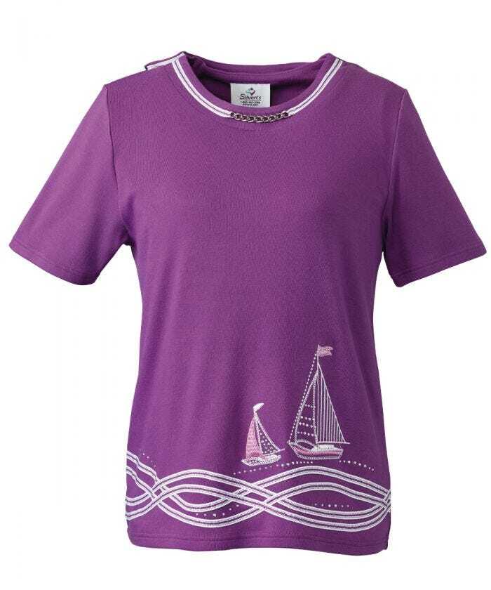 Purple Nautical Women's Shirt